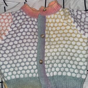Colorful Gradient Women's Sweater
